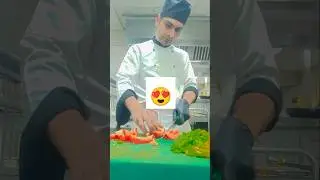 Mastering Knife Skills 😍Chef Cuts Vegetables Like a Pro #shorts #chefwire