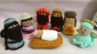 Amigurumi Presépio Natal crochê  - Professora Maria Rita