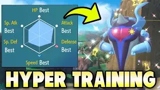 How to HYPER TRAIN Pokemon! - Pokemon Scarlet & Viole #shorts