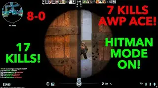17 Kills | 7-AWP ACE Round by Hitman | CS2 Dust 2 Domination (8-0 Win!) Full Gameplay🔥