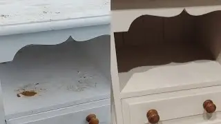 Upcycle Pine Bedside Table in 10 seconds ||| Easy DIY ||| Rust-Oleum