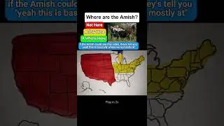 Where are the Amish Most?🤠 #usa #unitedstates #map #geography search