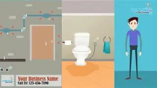Plumber Or Plumbing Service 2D Animated Promo Video