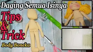 TUTORIAL CARA MEMBUAT BODY BONEKA #dindundoll