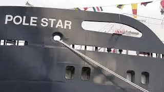 Watch bottle breaking at POLE STAR naming ceremony #portofleithdistillery #namingceremony