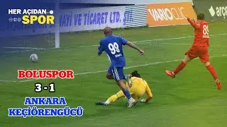 Boluspor - Ankara Keçiörengücü Maç (TFF 1. Lig)