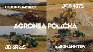 MANURE WITH THE LARGEST MACHINES I JCB 457S & CASEIH QUASTRAC 620 & JD 6R215 & BERGMANN