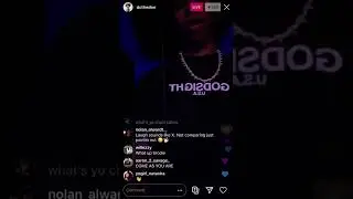 DC The Don Recording Mr. Not Nice [Instagram Live 2019]