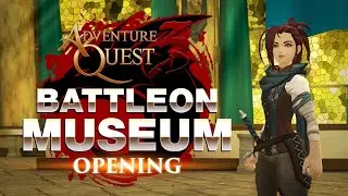 AQ3D Battleon Museum Grand Opening! New Quest, NPC's, Title & Craftable #aq3d #museum #quest #npc
