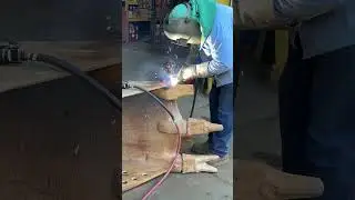 Excavator Ripper Bucket Corner Shank Repair Job #welding