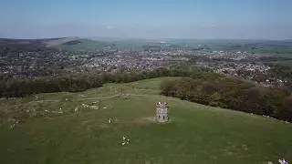 Drone footage of Buxton derbyshire