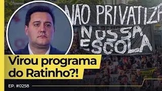 PR: PROJETO QUE TERCEIRIZA GESTÃO ESCOLAR AVANÇA; MANIFESTANTES PROTESTAM - FLOW NEWS - 