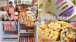 MOM HACKS AND ORGANISATION TIPS + BIBLE STUDY + DAY IN A LIFE SAHM EDITION