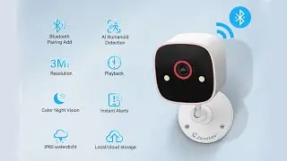 Jennov New Item!!! Mini 2K WiFi Smart Home Security Camera Motion Detection Wireless Two Way Audio