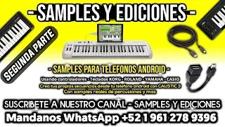 Samples para android Caustic 3... Segunda parte - WhatsApp +52 1 961 268 2018