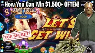How to Win $1,500+ on Fish Tables | $111 Load Golden Dragon Gameplay (Giving Tips)