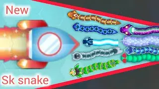 Epic hungry snake io 🐍 gameplay | Rocket boy snake skin | That sk snake