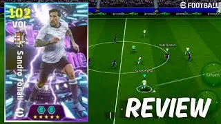 GAMEPLAY COM SANDRO TONALI SHOW TIME 102 NO EFOOTBALL MOBILE | REVIEW 