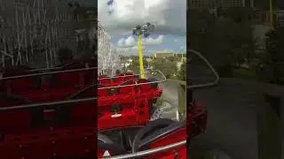 Hardcore &Uuml;berkopf Holzachterbahn im Fun Spot Kissimmee - Mine Blower Onride #ridereview #florida