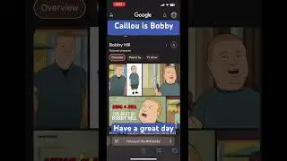 Caillou is Bobby Hill haha #funny #caillou #bobbyhill #subscribe #memes