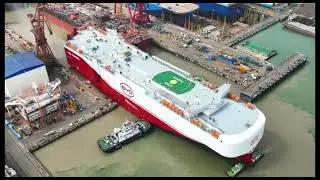 BYD Shenzhen is the world's largest ferry for transporting cars