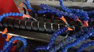 Plastic PP PE PA Spiral Protection Sleeve Making Machine Spiral Guard Wrap Pipe Production Line