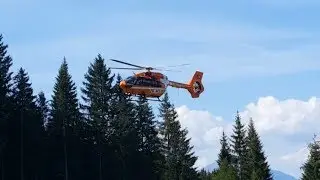 [Selten] RTH Pelikan 1 Bozen beim Start auf der Taser-Alm