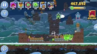 Angry Birds Friends Level 4 Tournament 1682 three stars NO POWER-UP walkthrough 2026-01-14
