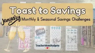 🥂Toast to Savings🥂 January Monthly Challenges | Group Plays + Seasonal Savings | January Week 2