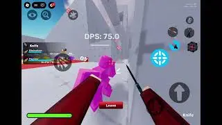 Trying to master knife but gave up #roblox 