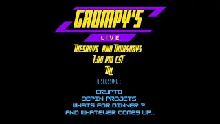 Grumpy's Thursday Live Stream Week in crypto - 1-22-2026