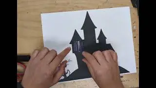 Haunted house windows tutorial 