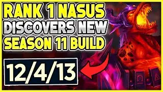 Rank 1 Nasus Discovers New Best Season 11 Build!!! | Carnarius | League of Legends