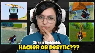 Hacker or Desync? | Solo vs Squad Funny PUBG/ BGMI Live Highlights