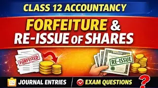  Accountancy class 12| Forfeitue and Re-issue of share |AHSEC |ASSEB