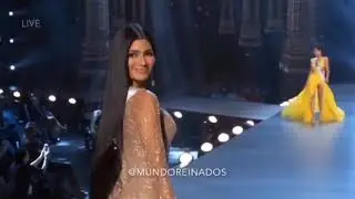 Sthefany Gutierrez en la Preliminar del Miss Universo 2018,Regia.
