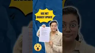 UGC NET Big Update 😳 #shorts #ugcnetupdate