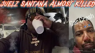 Рэпер Juelz Santana из Гарлема, штат Нью-Йорк, чуть не погиб в серьёзной автокатастрофе / Рэпер M...