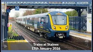 Trains at Staines | South Western Railway and Rail Tour Action | 4K [Part 2]