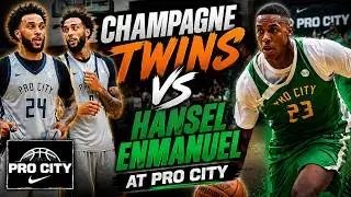 NBA Champagnie Twins combined for 60 vs Hansel Enmanuel Pro City Select vs INT'L Grind/ Vale Div.