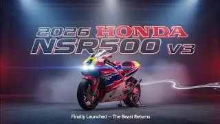 Honda NSR 500 V3 2026 года &mdash; легендарный двухтактный мотоцикл класса GP | Звук, характеристики и ...