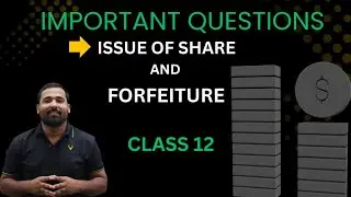 Class-12th Accountancy | Accounting of share | Share Forfeiture | Reissue of Share