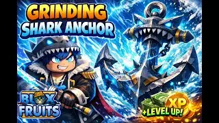 Shark Anchor Grind LIVE ⚓🦈 | This Weapon is INSANE #live # roblox #bloxfruits