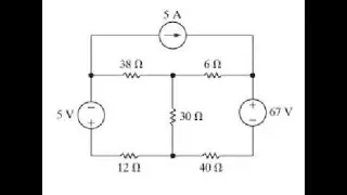 Problema de Circuitos Eléctricos en Fuentes de Corriente | Potencia Disipada y Entregada