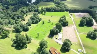 Birds eye view of Bicton Arena