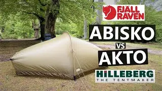 Fjallraven Abisko Lite 1 v Hilleberg Akto Premium tent review comparison - what are the differences?