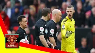 Manchester United fans hijack De Gea's post to make same point about referee