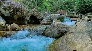 Sacred River Flowing Through Celestial Light &ndash; Gentle Water Sounds for Deep Rest and Peaceful Sleep