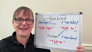 How to Pronounce Turbine and Turban