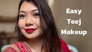 🌺Simple Teej Makeup 🌺| Teej Makeup look